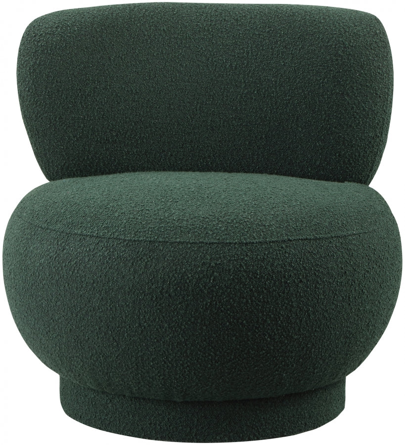 Calais Boucle Fabric Upholstered Accent Chair