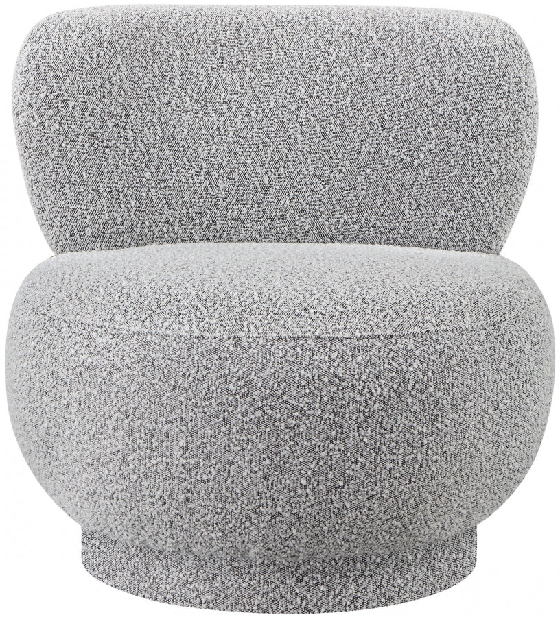 Calais Boucle Fabric Upholstered Accent Chair