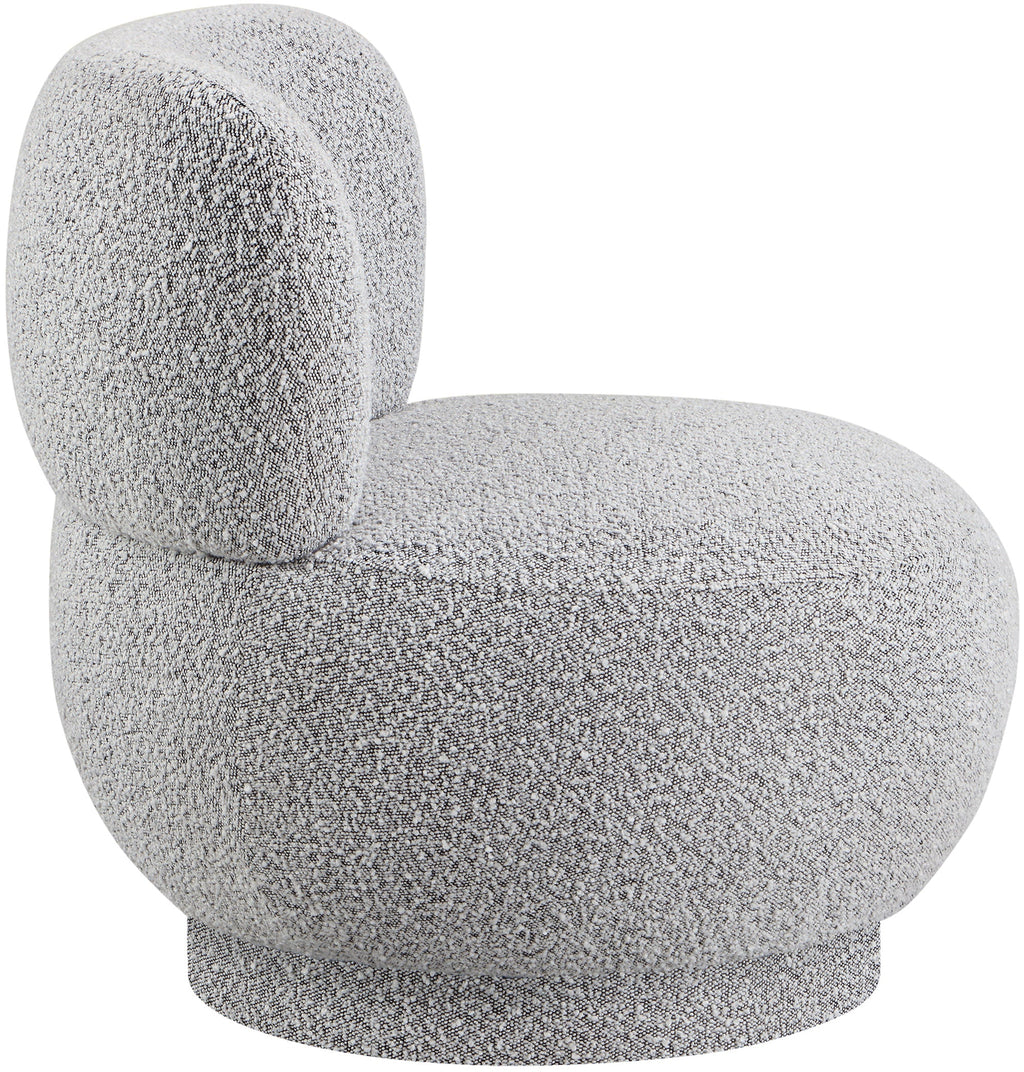 Calais Boucle Fabric Upholstered Accent Chair