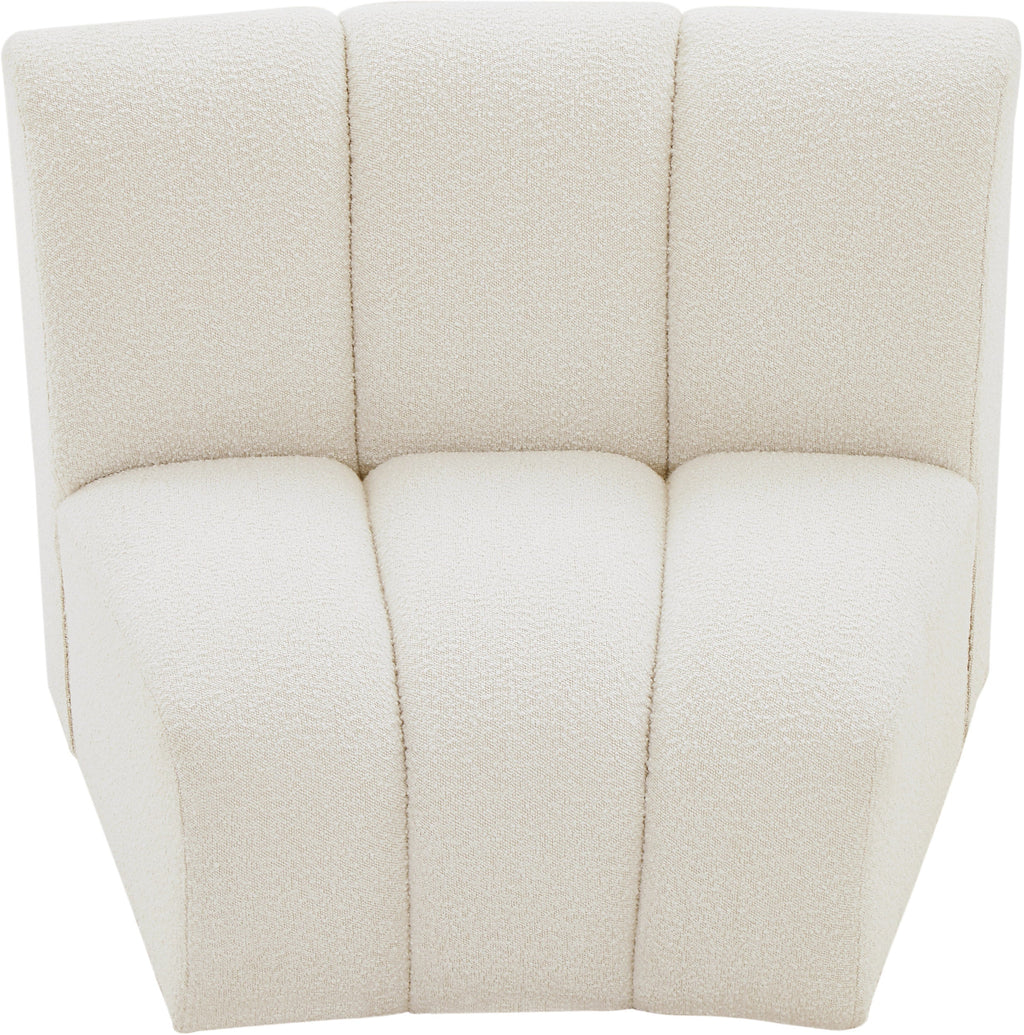 Infinity Boucle Fabric Upholstered Modular Chair