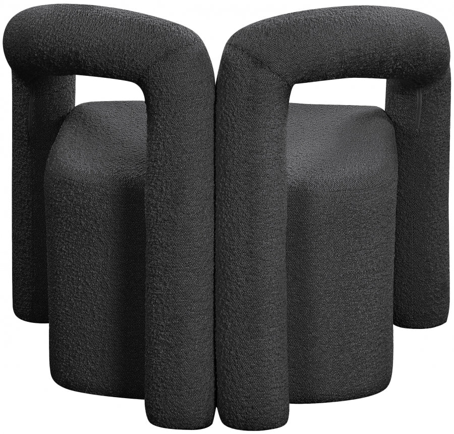 Otto Boucle Fabric Upholstered Accent Chair