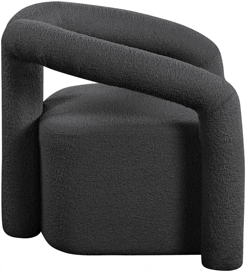 Otto Boucle Fabric Upholstered Accent Chair