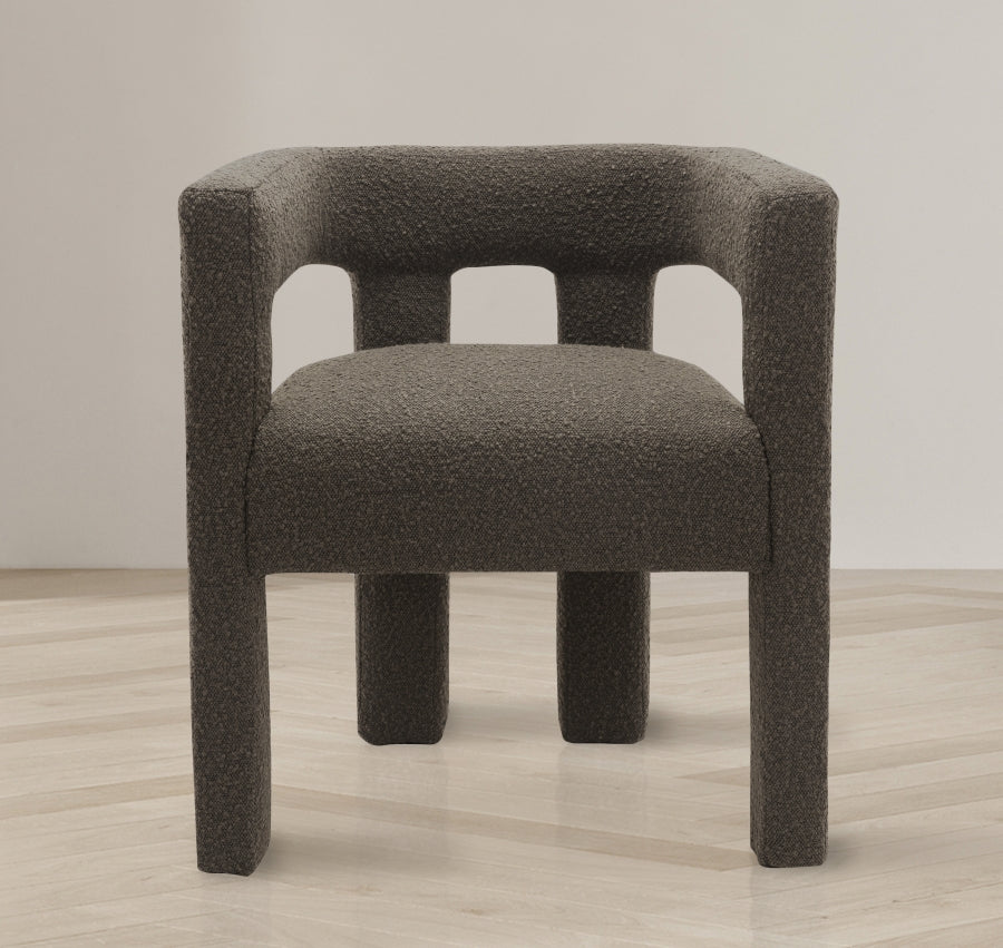Athena Boucle Fabric Upholstered Accent | Dining Chair