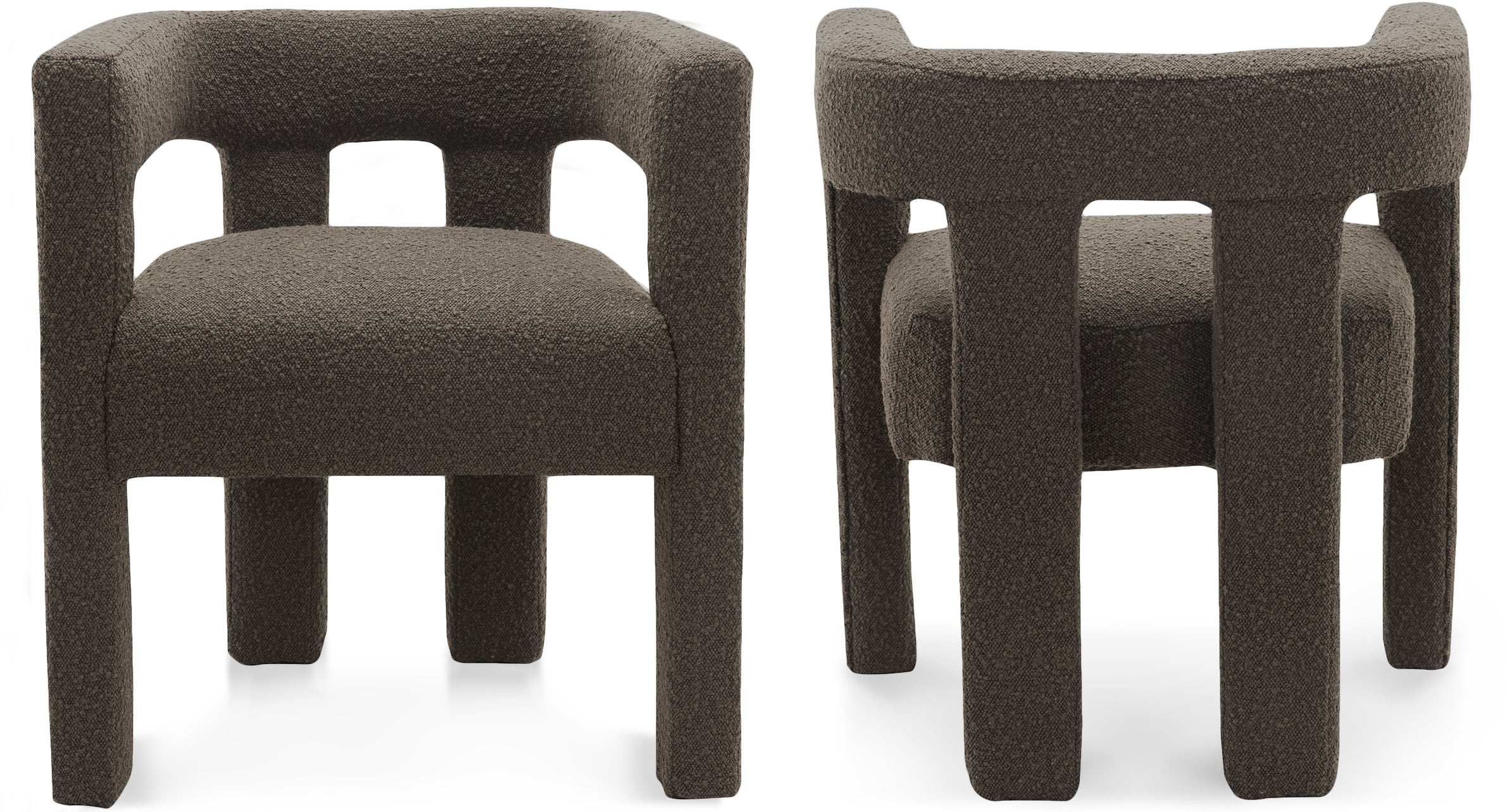 Athena Boucle Fabric Upholstered Accent | Dining Chair