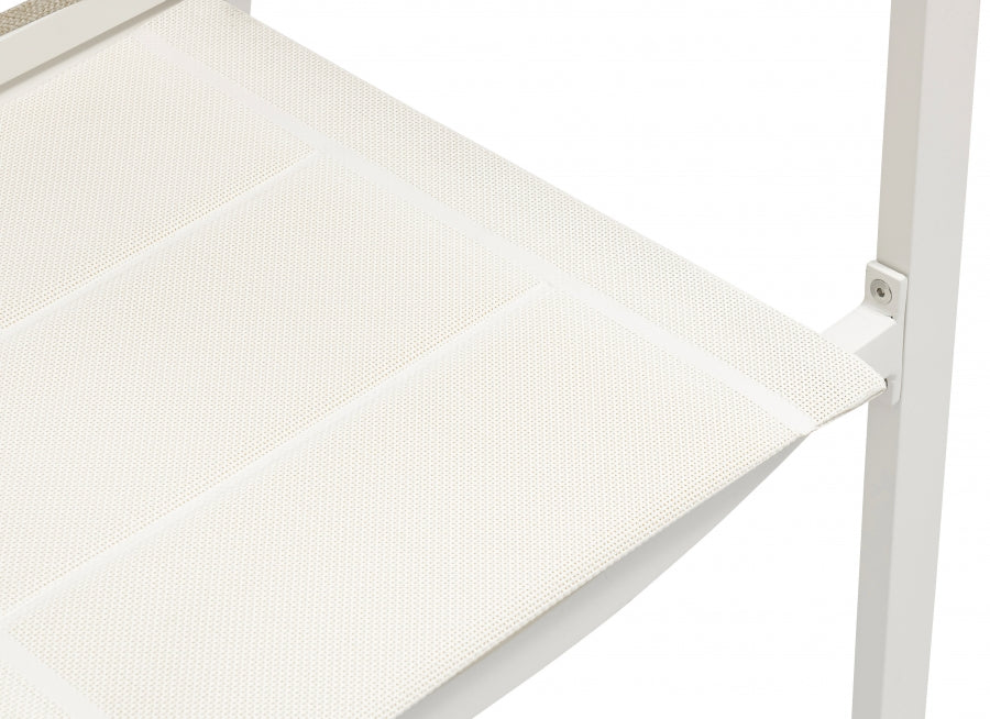Maldives Mesh And Rope Fabric Outdoor Patio Dining Arm Chair