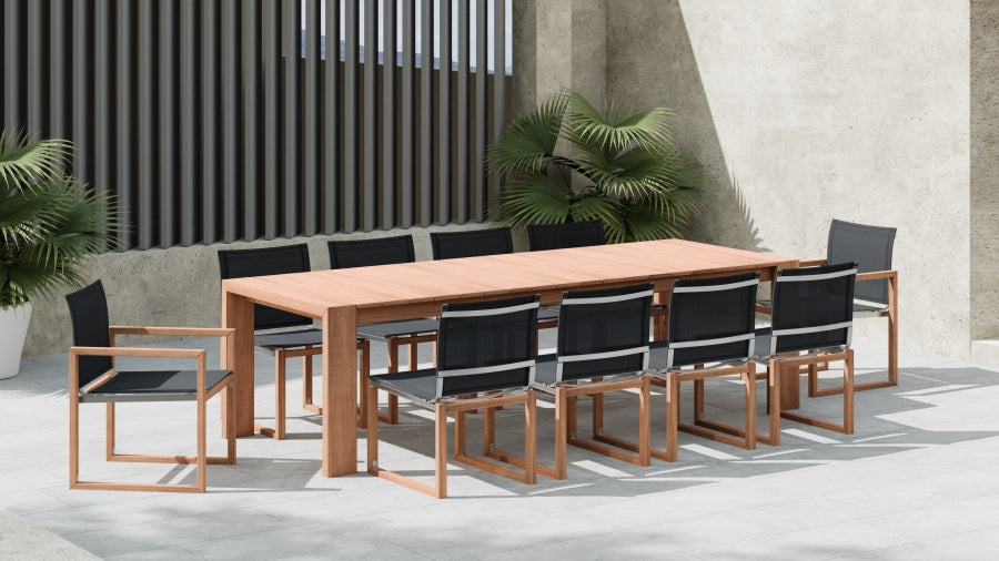 Tulum 108.5" Teak Wood Outdoor Patio Dining Table