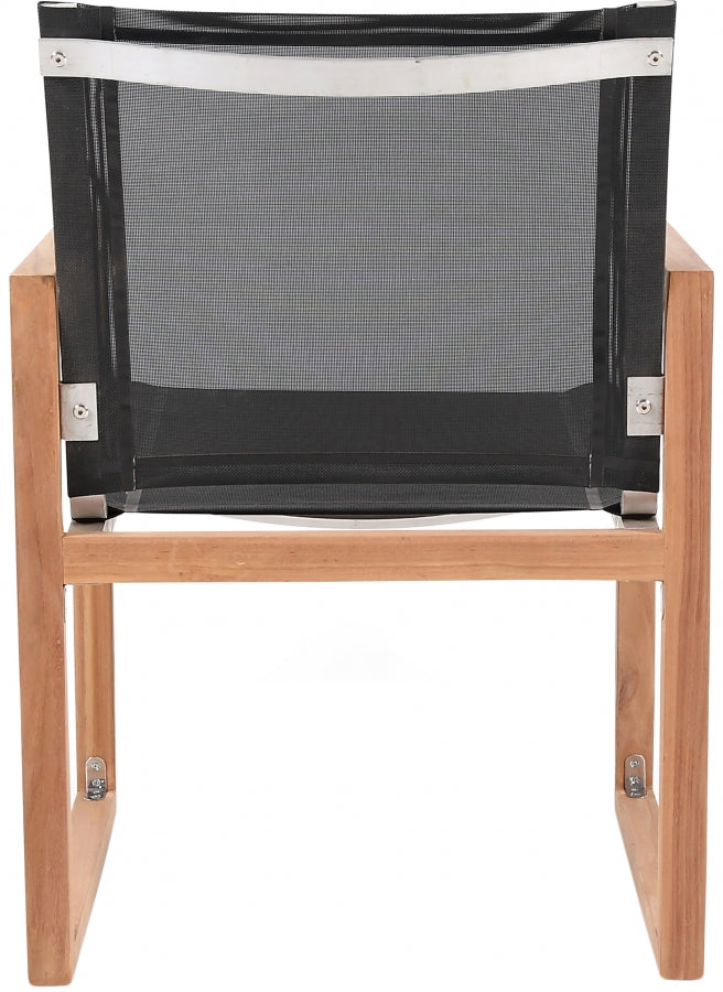 Tulum Water Resistant Mesh Fabric Outdoor Patio Dining Arm Chair