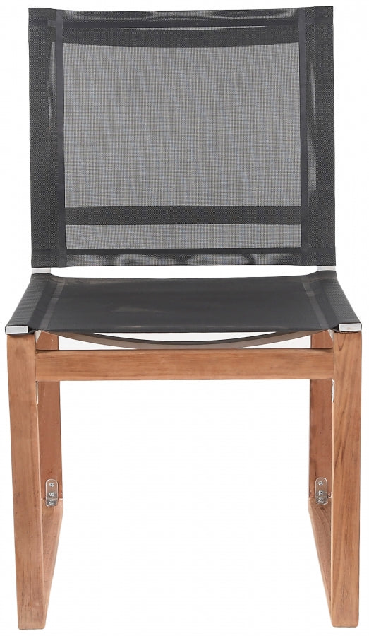 Tulum Water Resistant Mesh Fabric Outdoor Patio Dining Side Chair