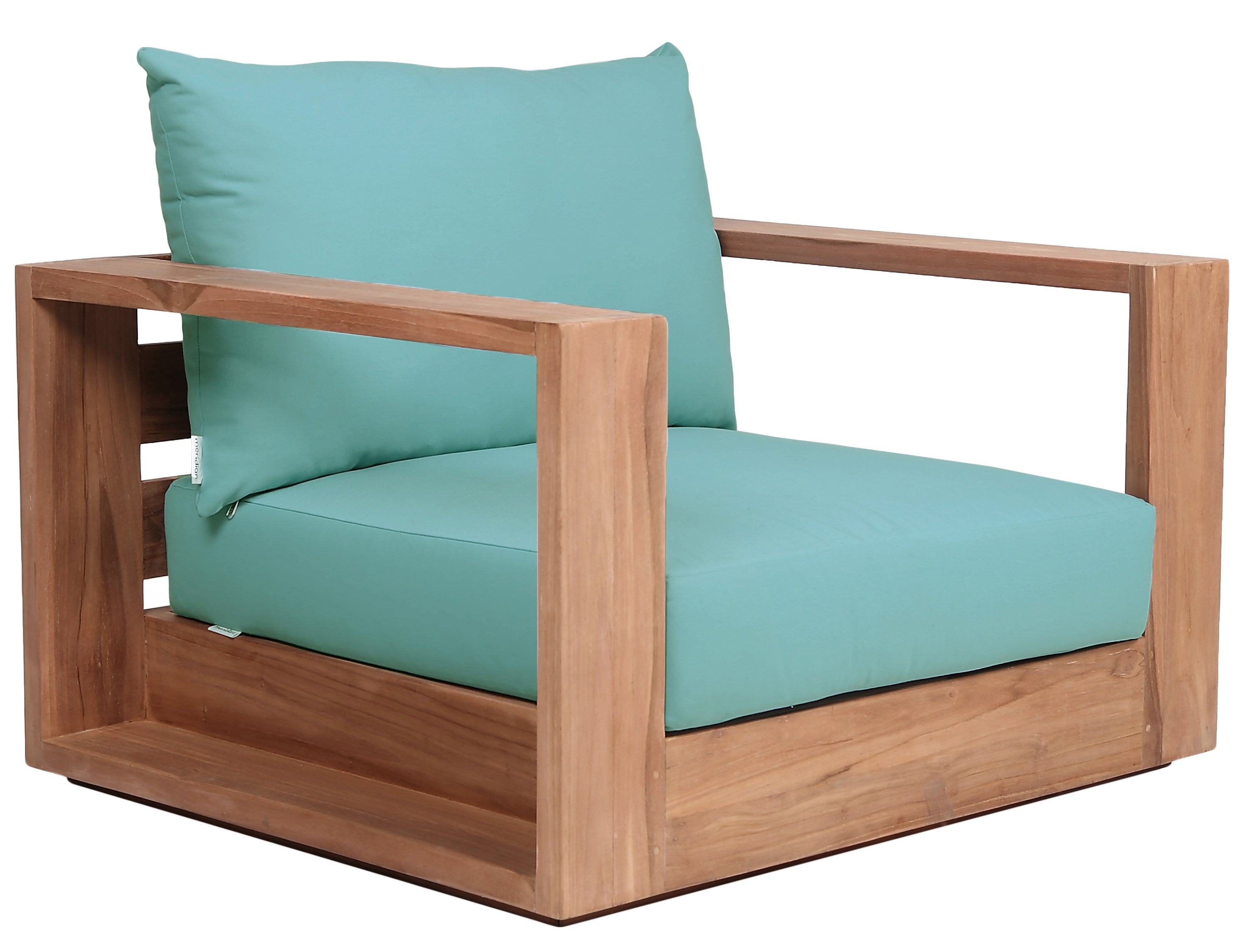 Tulum Water Resistant Fabric Upholstered Outdoor Patio Accent Chair