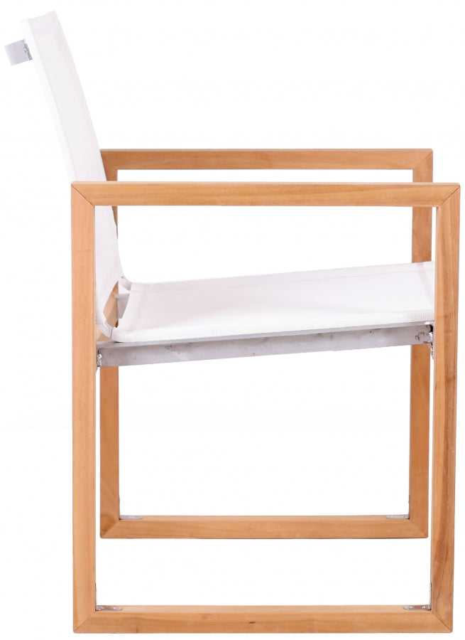 Tulum Water Resistant Mesh Fabric Outdoor Patio Dining Arm Chair