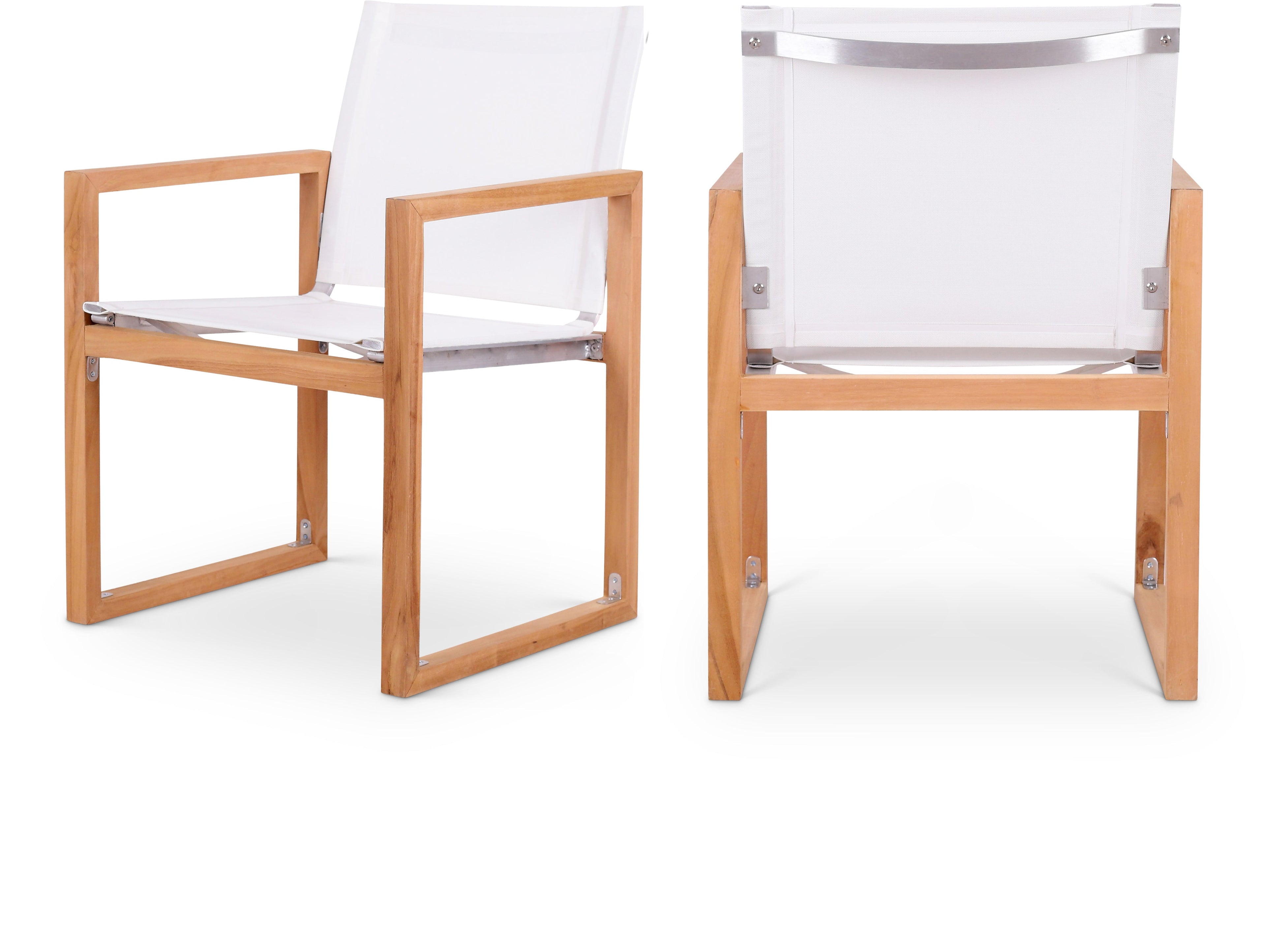 Tulum Water Resistant Mesh Fabric Outdoor Patio Dining Arm Chair