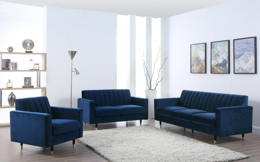 Lola Velvet Upholstered Chair