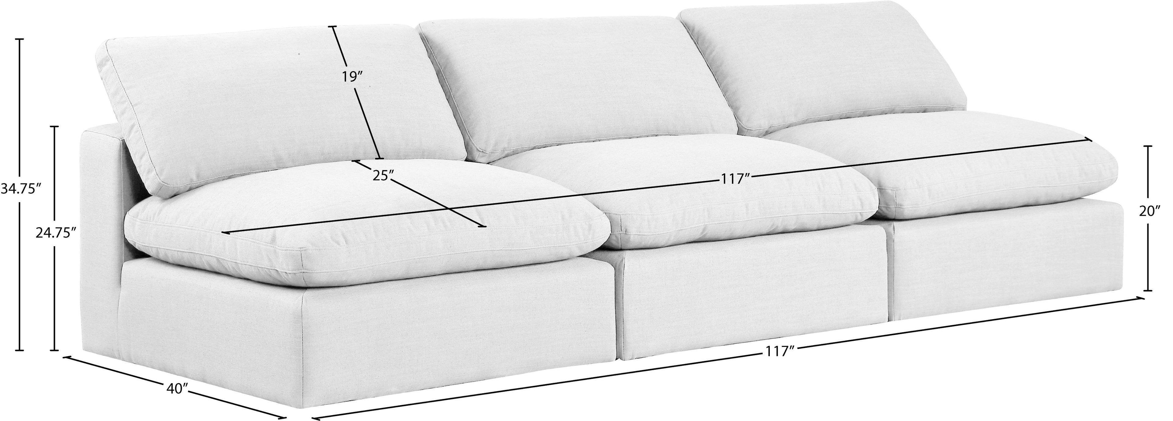 Comfy Linen Textured Fabric Sofa