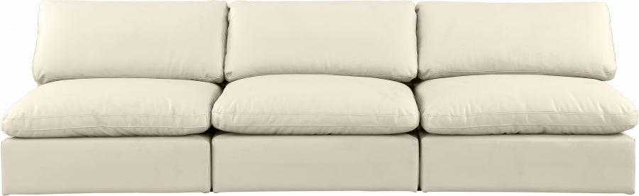Comfy Vegan Leather Sofa