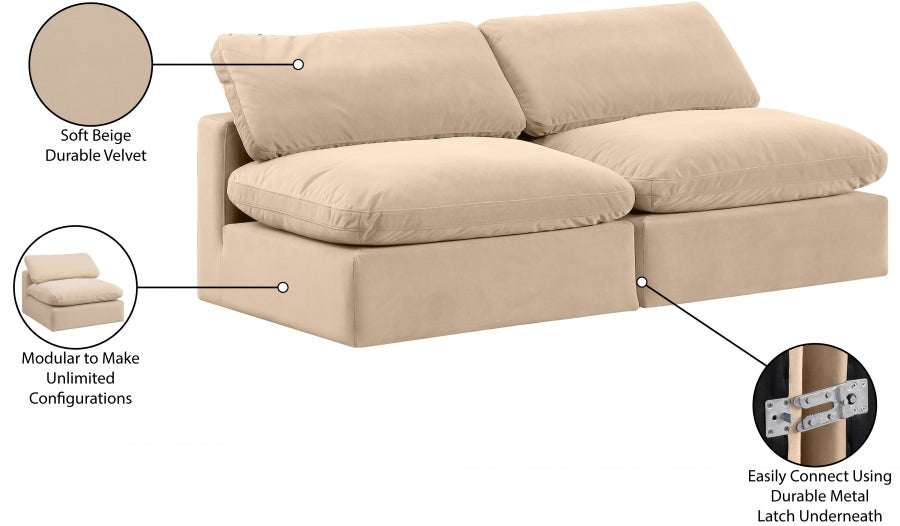 Comfy Velvet Sofa