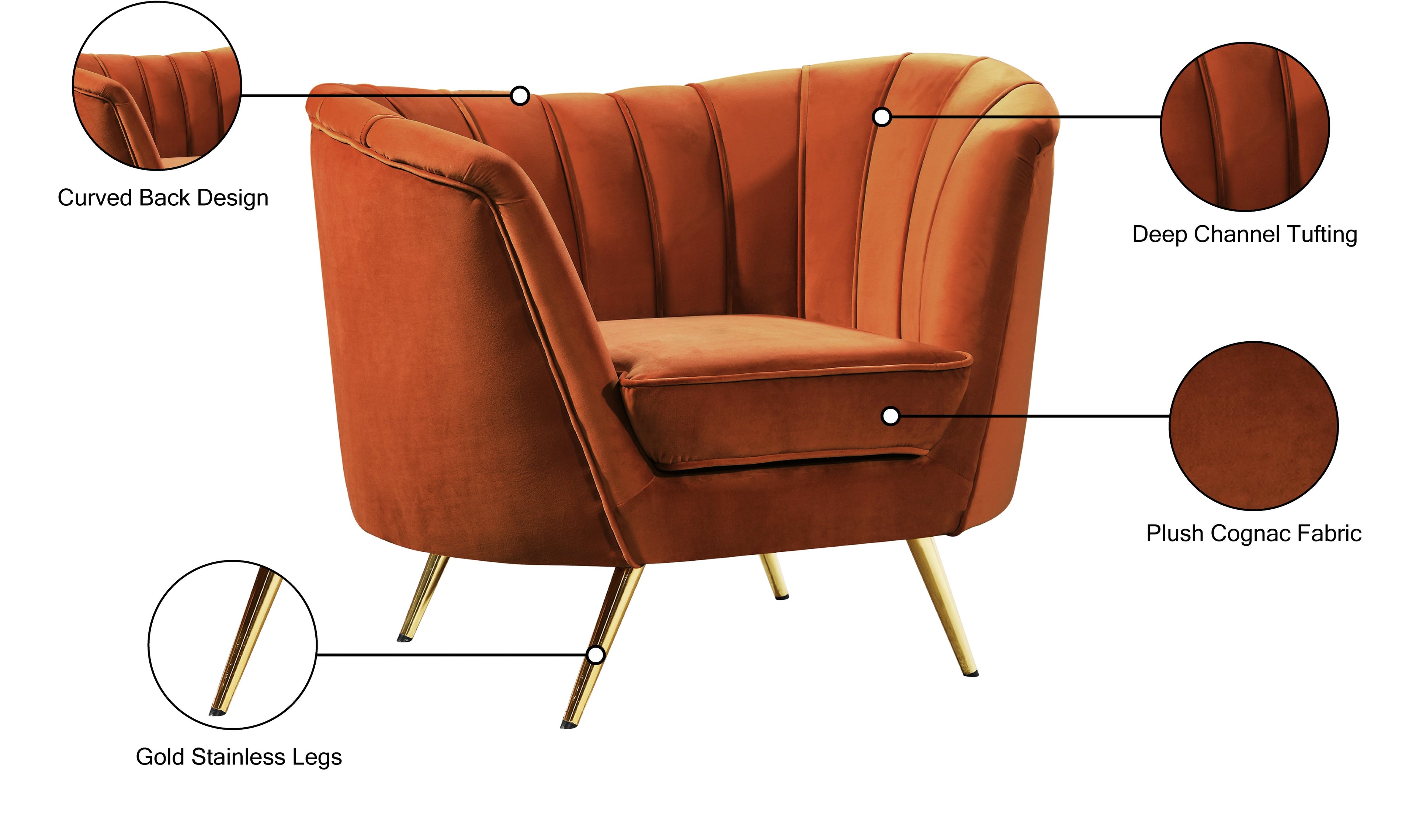 Margo Velvet Upholstered Chair