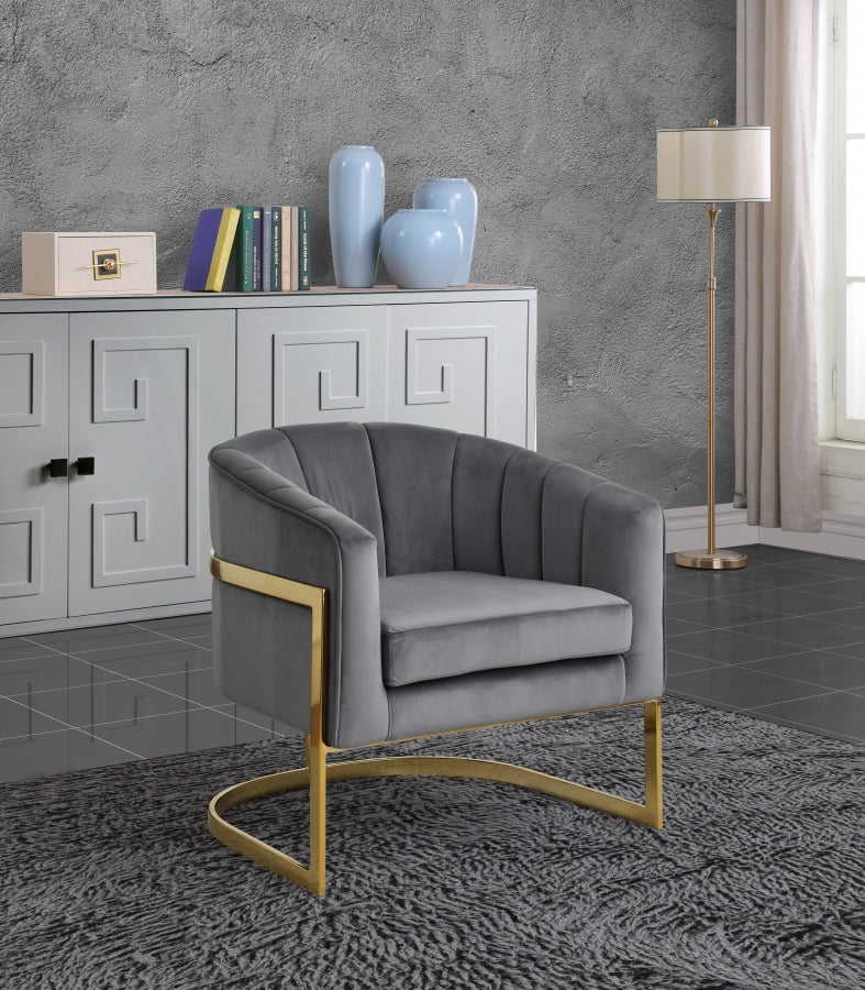 Carter Velvet Upholstered Accent Chair