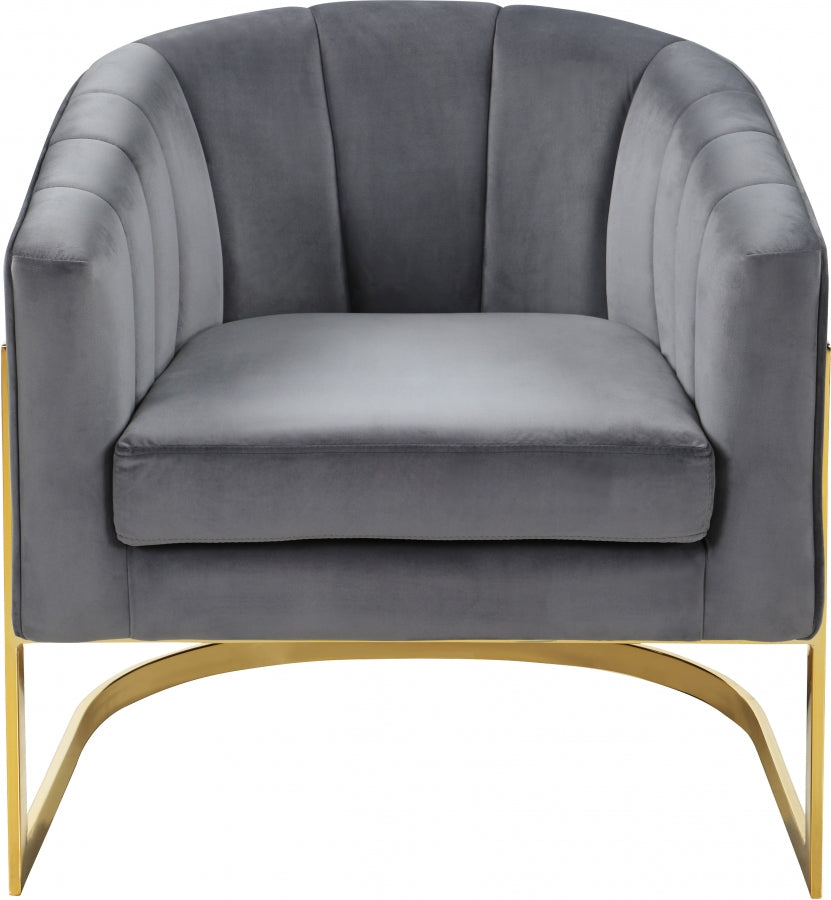 Carter Velvet Upholstered Accent Chair