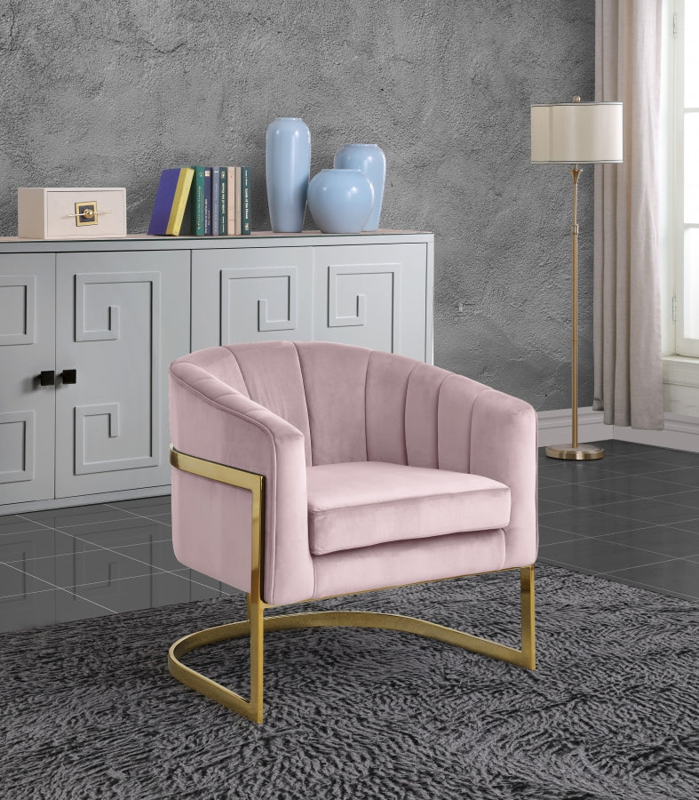 Carter Velvet Upholstered Accent Chair