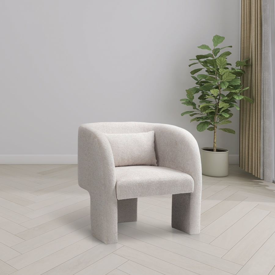 Sawyer Chenille Fabric Upholstered Accent Chair