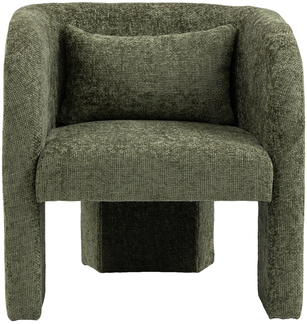 Sawyer Chenille Fabric Upholstered Accent Chair