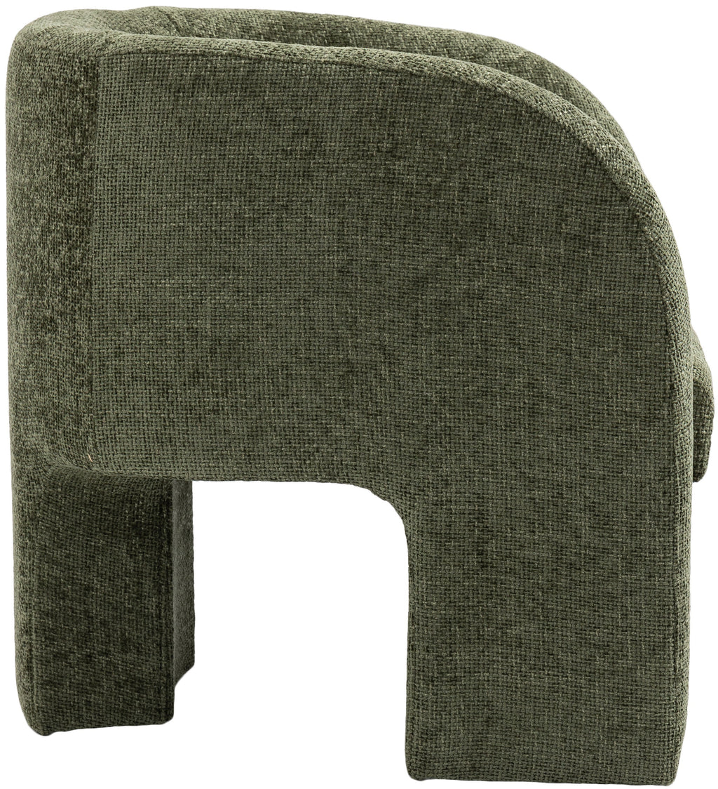 Sawyer Chenille Fabric Upholstered Accent Chair