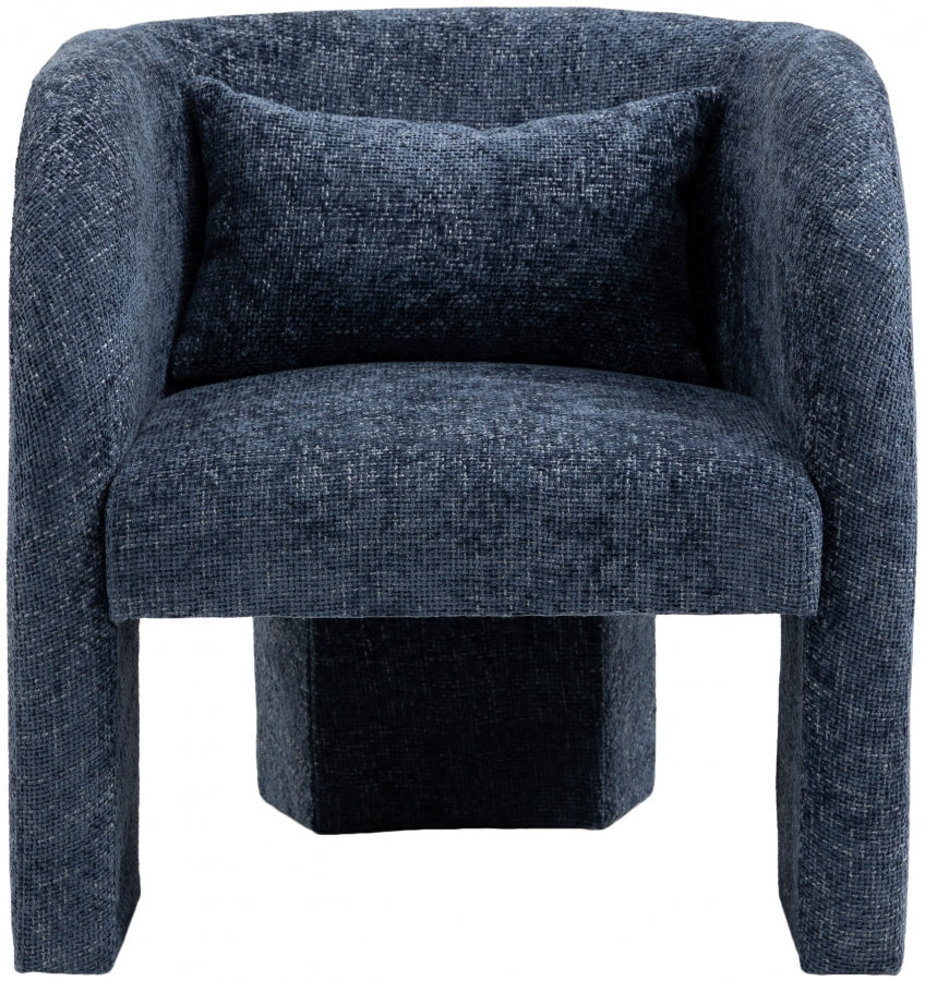 Sawyer Chenille Fabric Upholstered Accent Chair