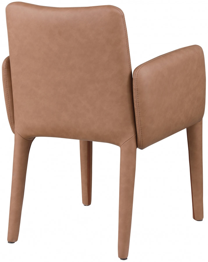 Pelle Vegan Leather Upholstered Dining Chair / Accent Chair