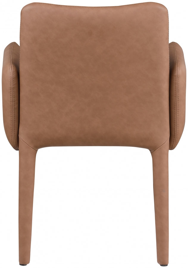 Pelle Vegan Leather Upholstered Dining Chair / Accent Chair