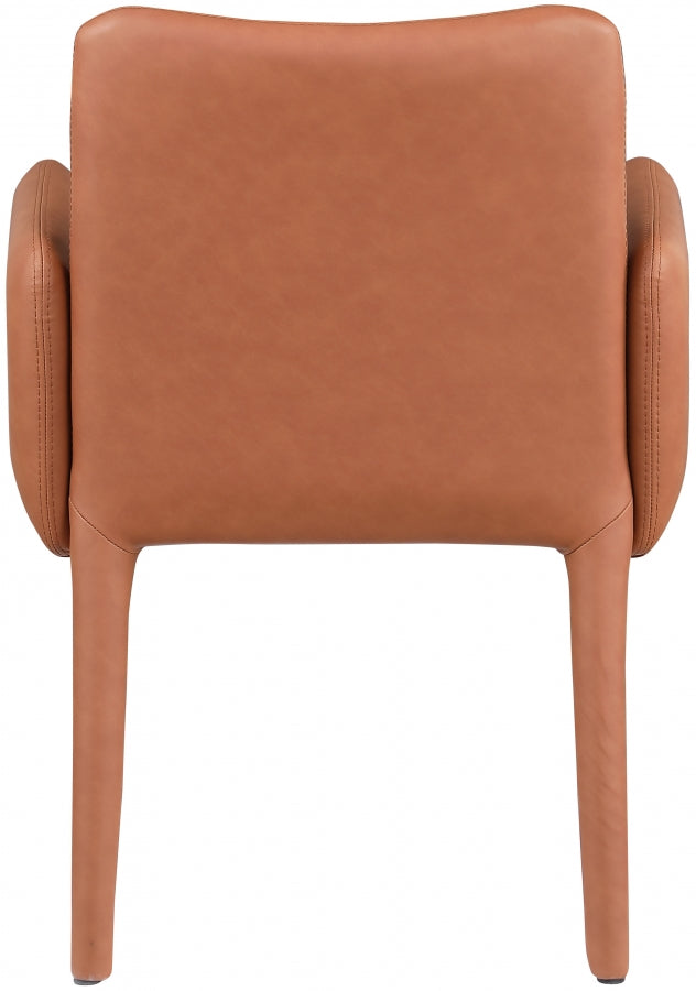 Pelle Vegan Leather Upholstered Dining Chair / Accent Chair