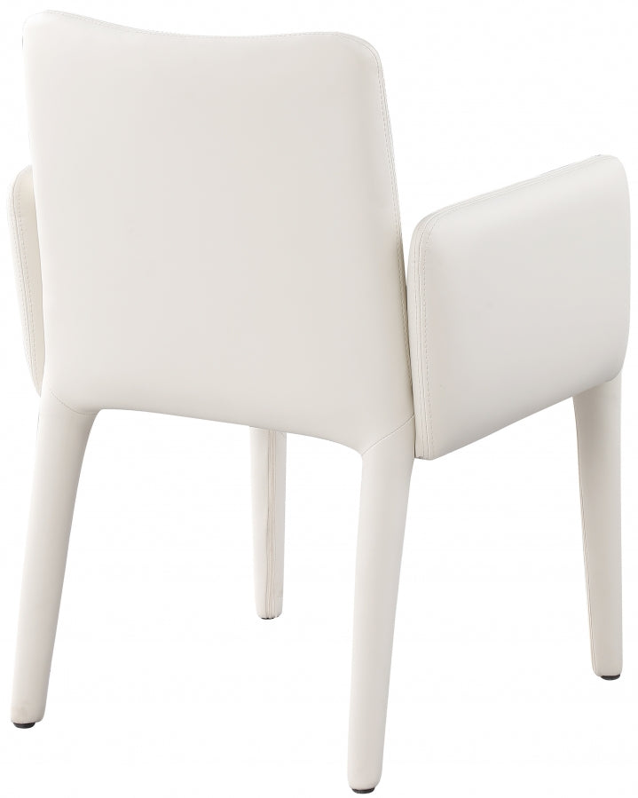 Pelle Vegan Leather Upholstered Dining Chair / Accent Chair