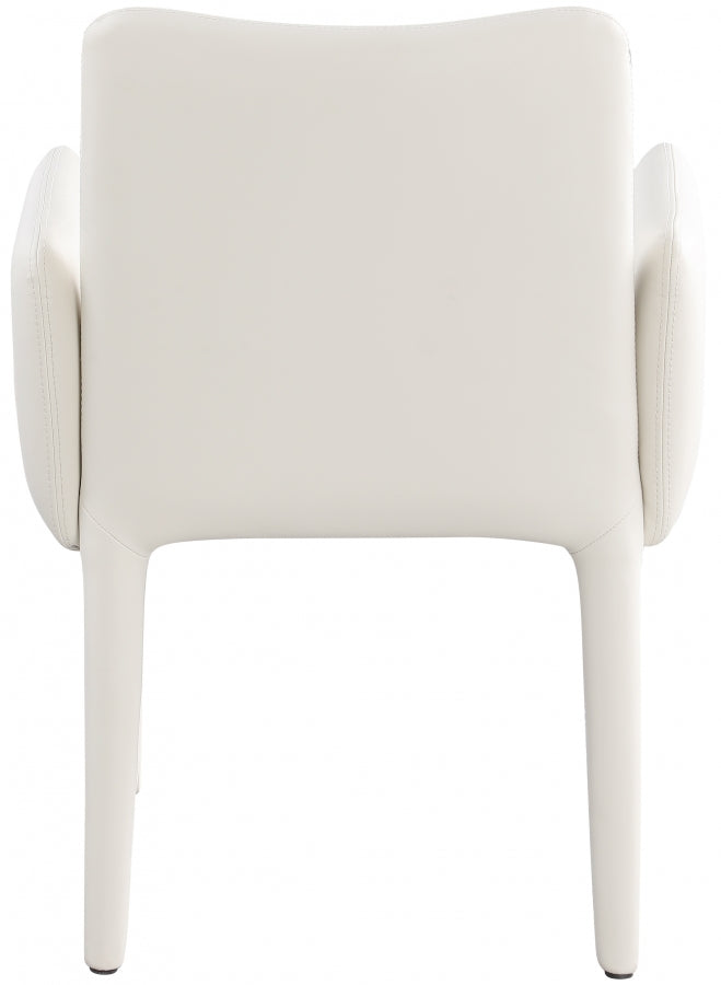 Pelle Vegan Leather Upholstered Dining Chair / Accent Chair