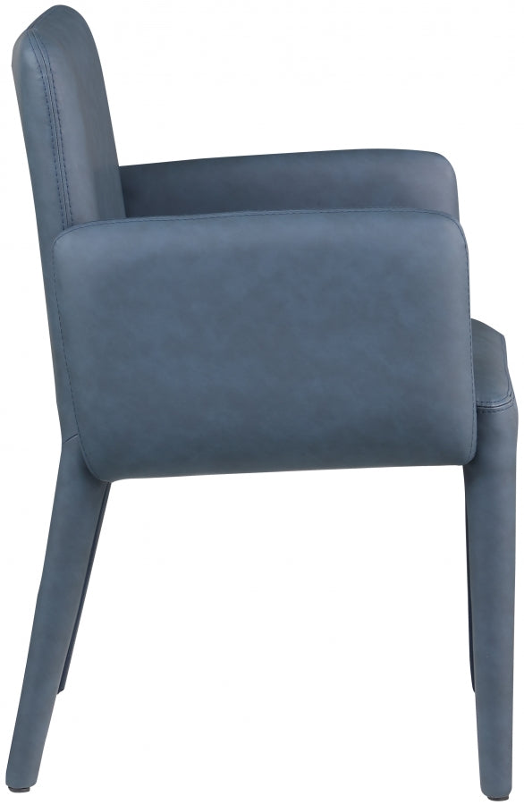Pelle Vegan Leather Upholstered Dining Chair / Accent Chair