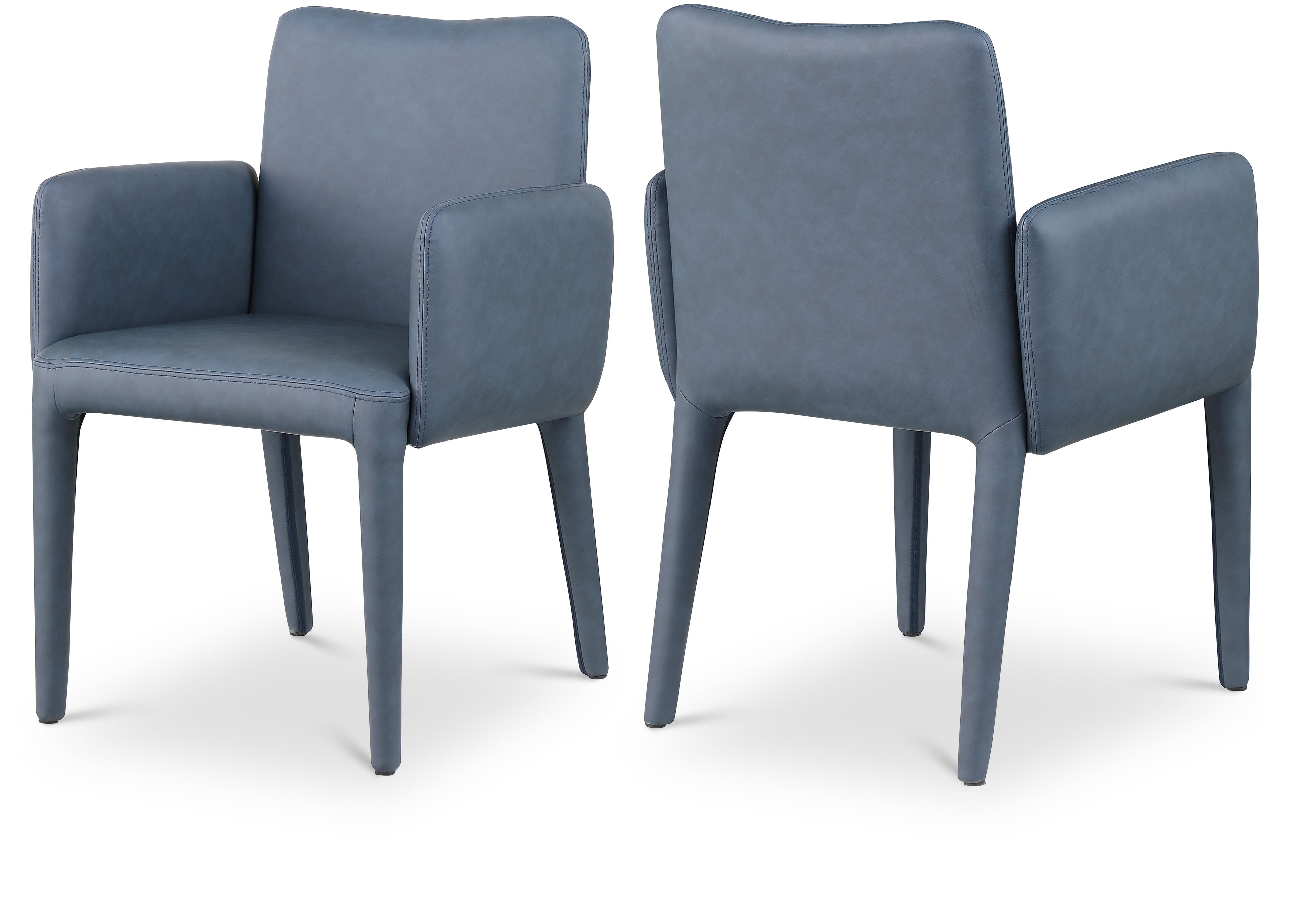 Pelle Vegan Leather Upholstered Dining Chair / Accent Chair