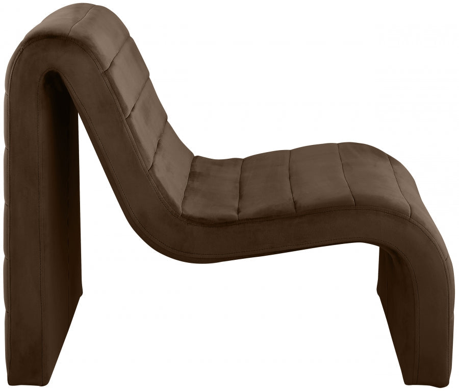 Ivy Velvet Upholstered Accent Chair