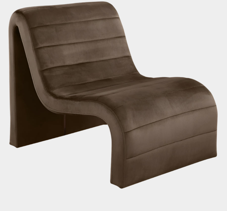 Ivy Velvet Upholstered Accent Chair