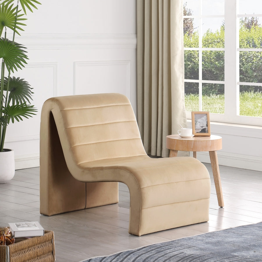 Ivy Velvet Upholstered Accent Chair