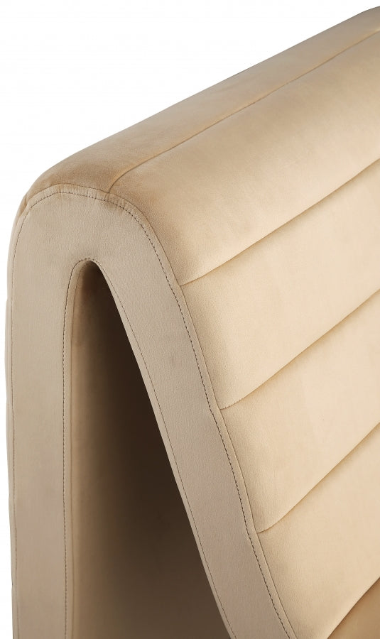 Ivy Velvet Upholstered Accent Chair