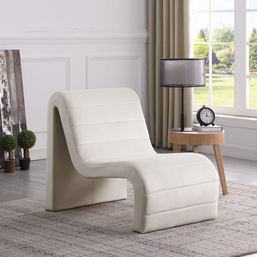 Ivy Velvet Upholstered Accent Chair