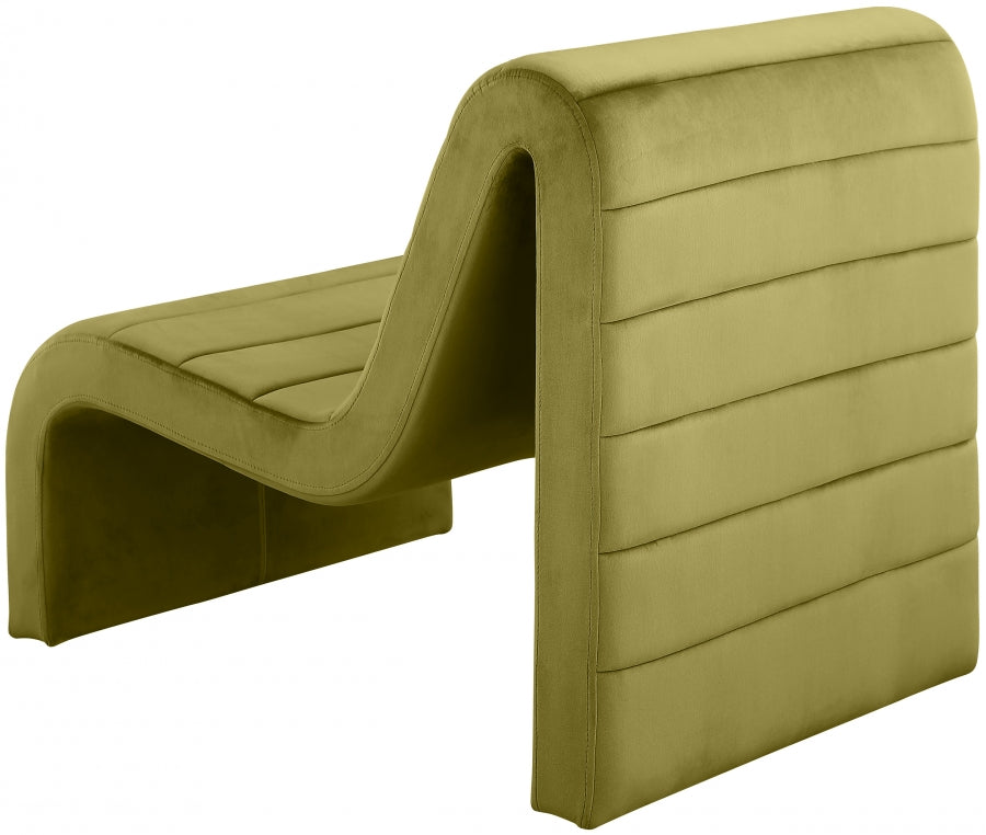 Ivy Velvet Upholstered Accent Chair