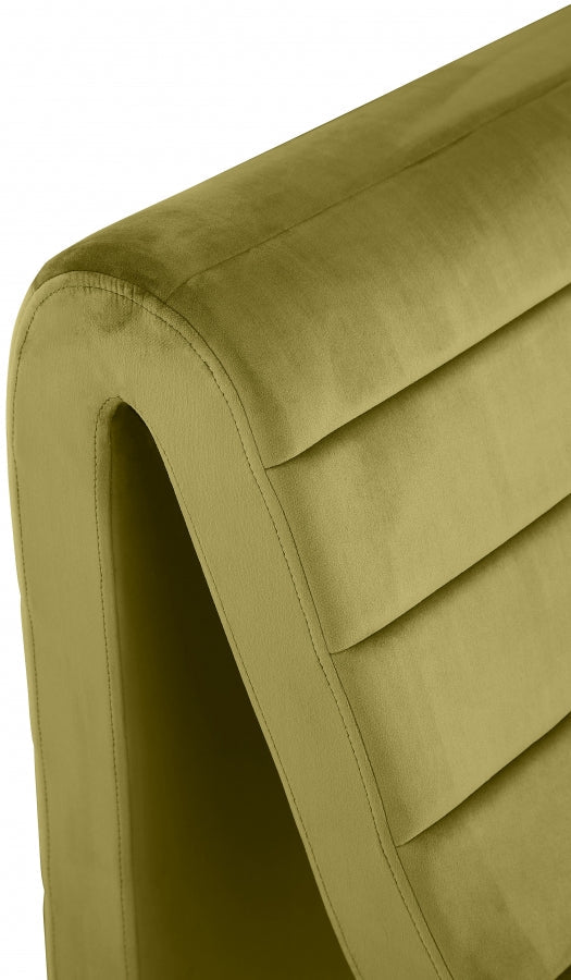 Ivy Velvet Upholstered Accent Chair