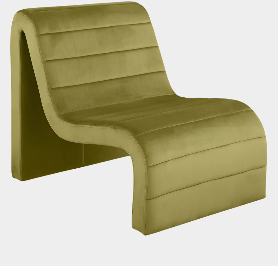 Ivy Velvet Upholstered Accent Chair