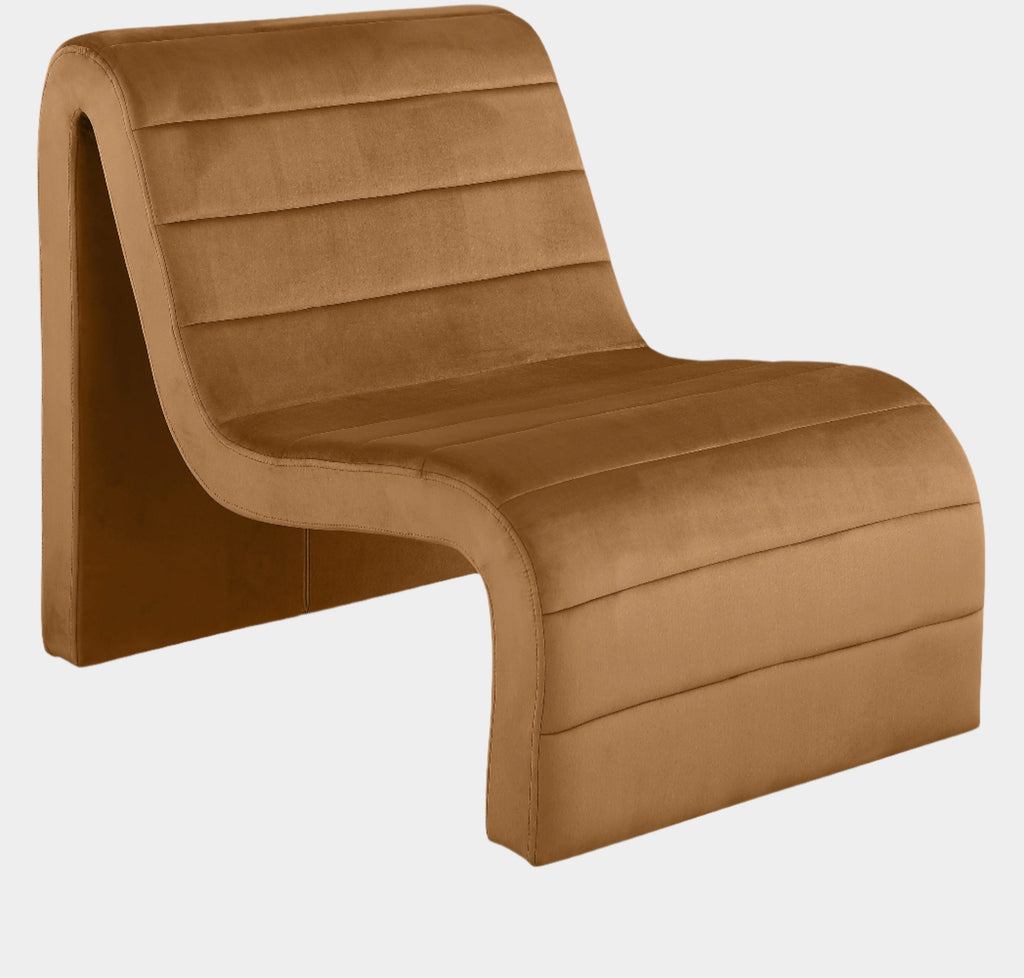 Ivy Velvet Upholstered Accent Chair
