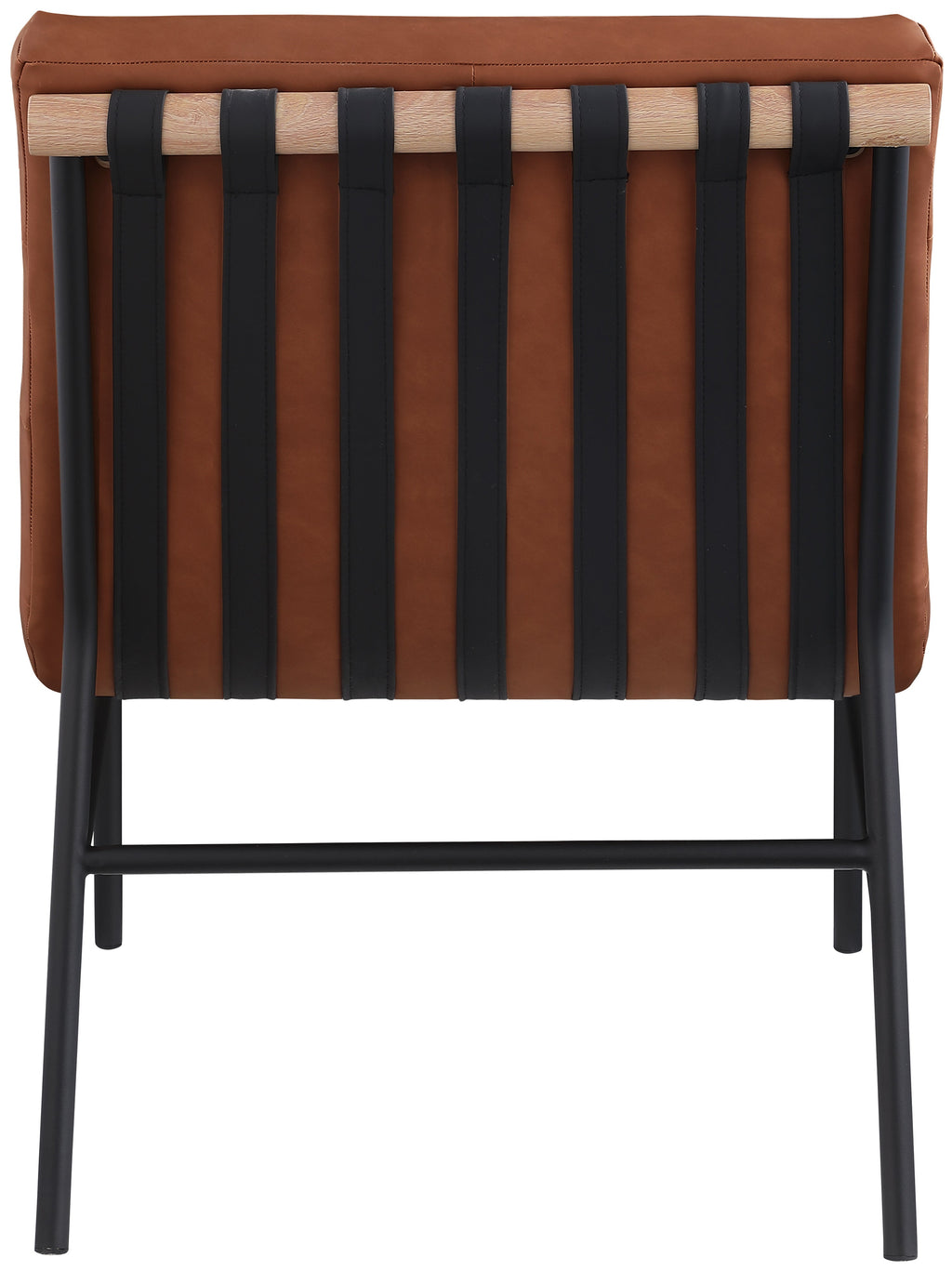 Burke Vegan Leather Upholstered Accent Chair