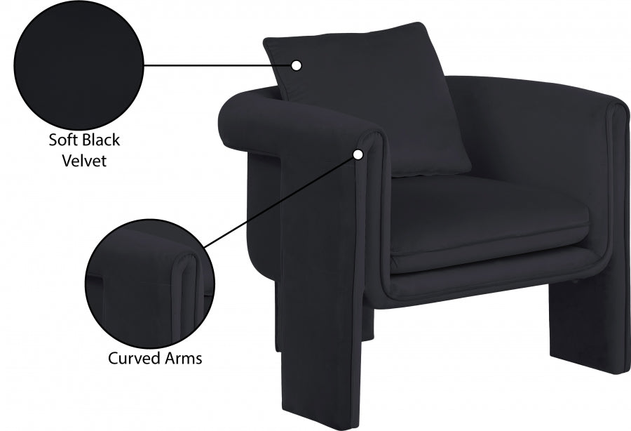 Sloan Velvet Upholstered Accent Chair