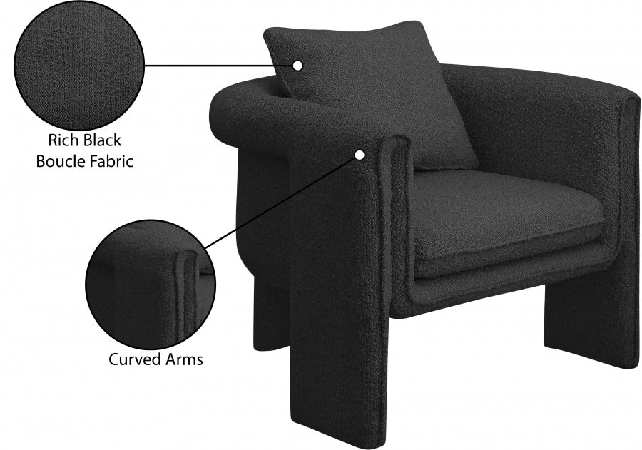 Stylus Boucle Accent Chair