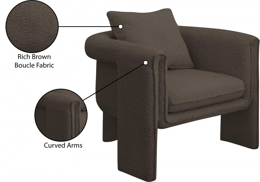 Stylus Boucle Accent Chair