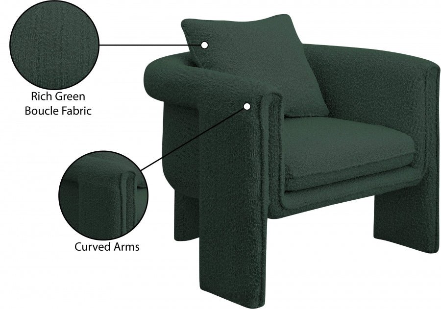 Stylus Boucle Accent Chair