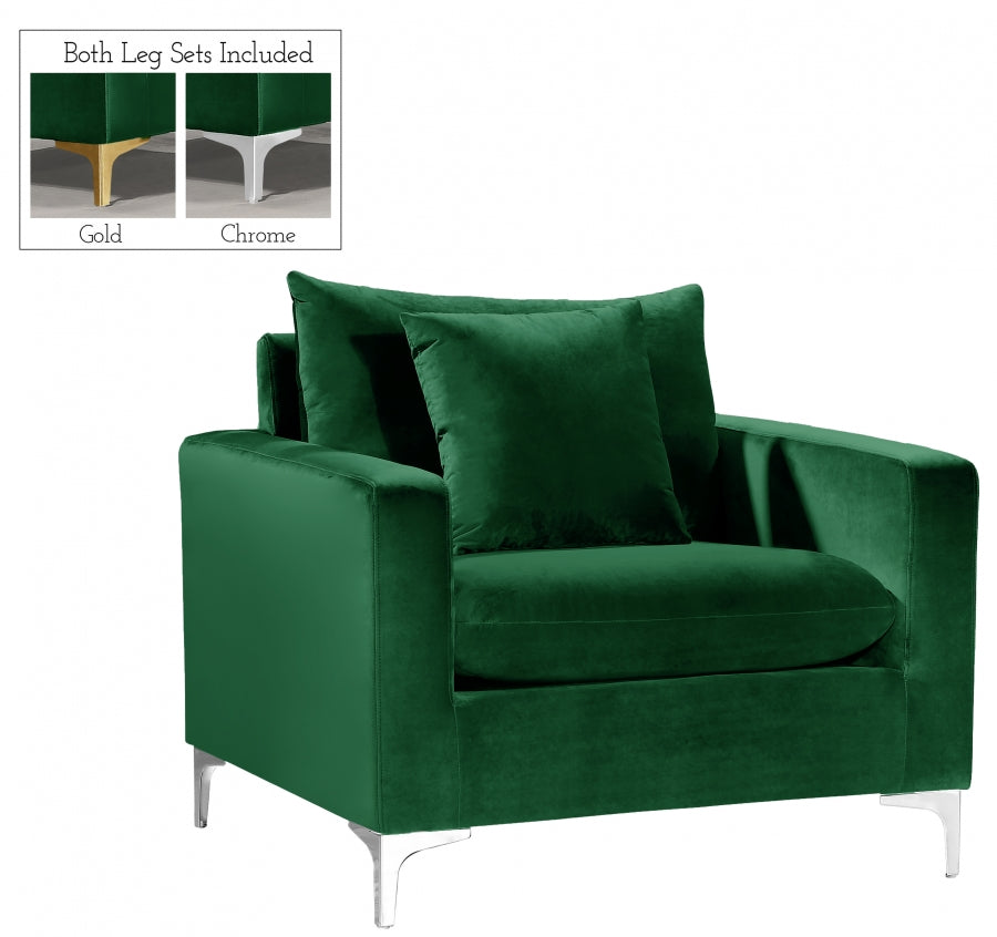 Naomi Velvet Upholstered Chair