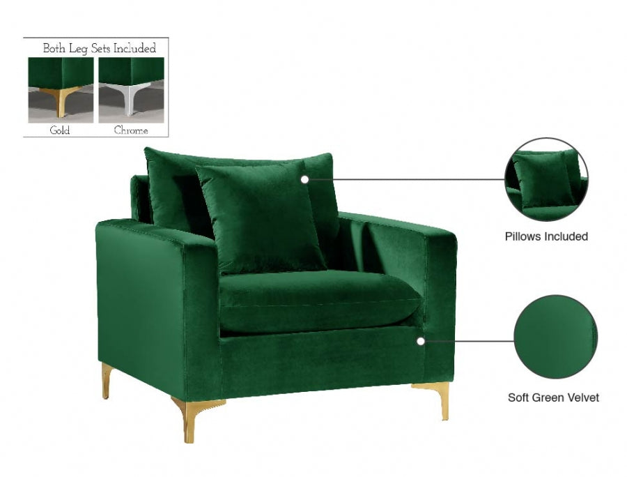 Naomi Velvet Upholstered Chair